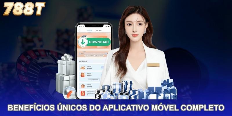 Benefícios únicos do aplicativo móvel completo
