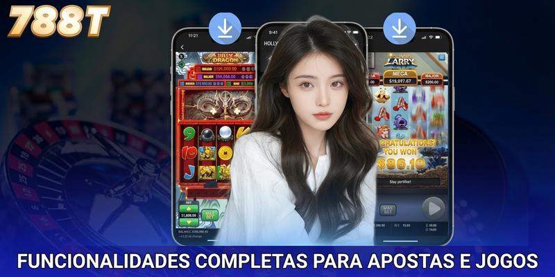 Funcionalidades completas para apostas e jogos