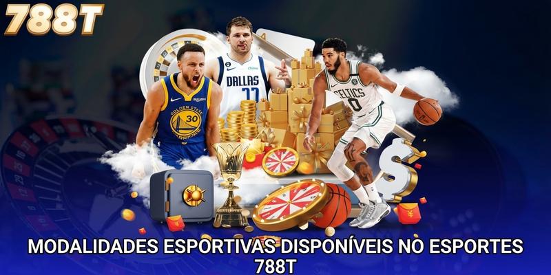 Modalidades esportivas disponíveis no esportes 788T atualmente