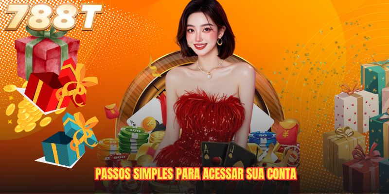 Passos simples para acessar sua conta