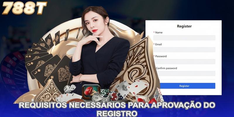 Requisitos necessários para aprovação do registro