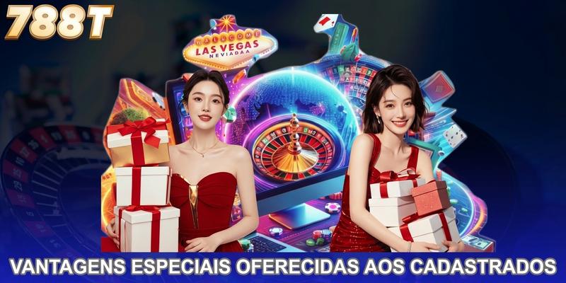 Vantagens especiais oferecidas aos membros cadastrados